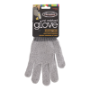 Snijbestendige handschoen 22 cm grijs te gebruiken tijdens het raspen en snijden