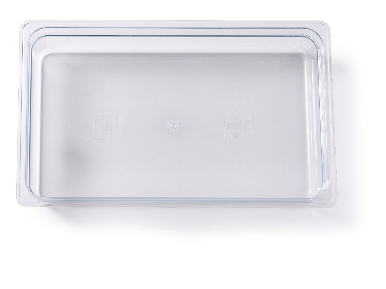 Gastronormbak helder transparant 1/1 x 100 mm polycarbonaat