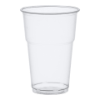 Drinkbreker puur voor koude dranken 13.2 cm  9.5 cm, 0,4 L glashelder met schuimkraag