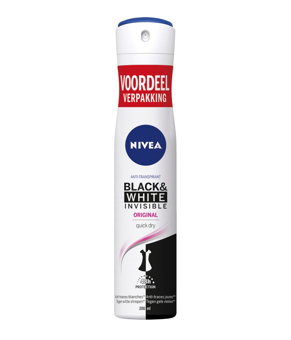 Zwart  Wit Spray deodorant