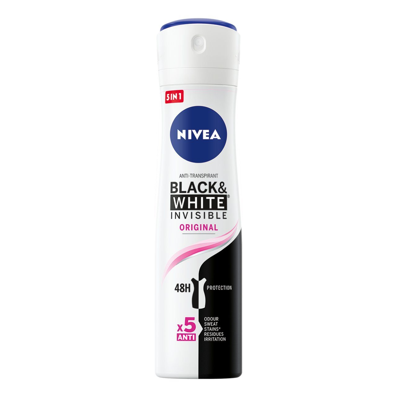 Deodorant spray invisible for black  white clear