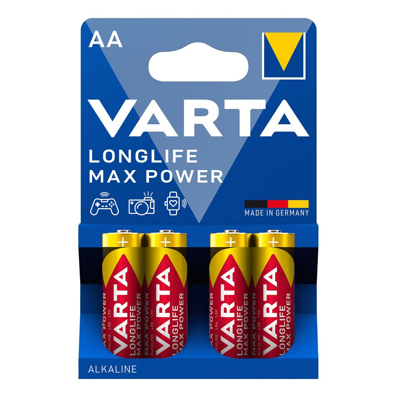 Longlife max power alkaline AA