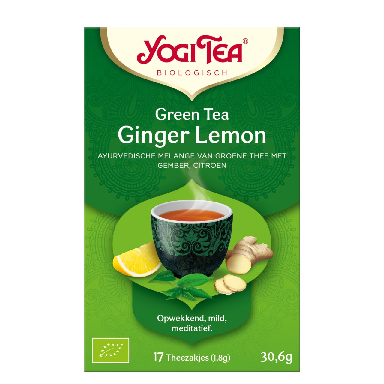 Green tea ginger-lemon, BIO