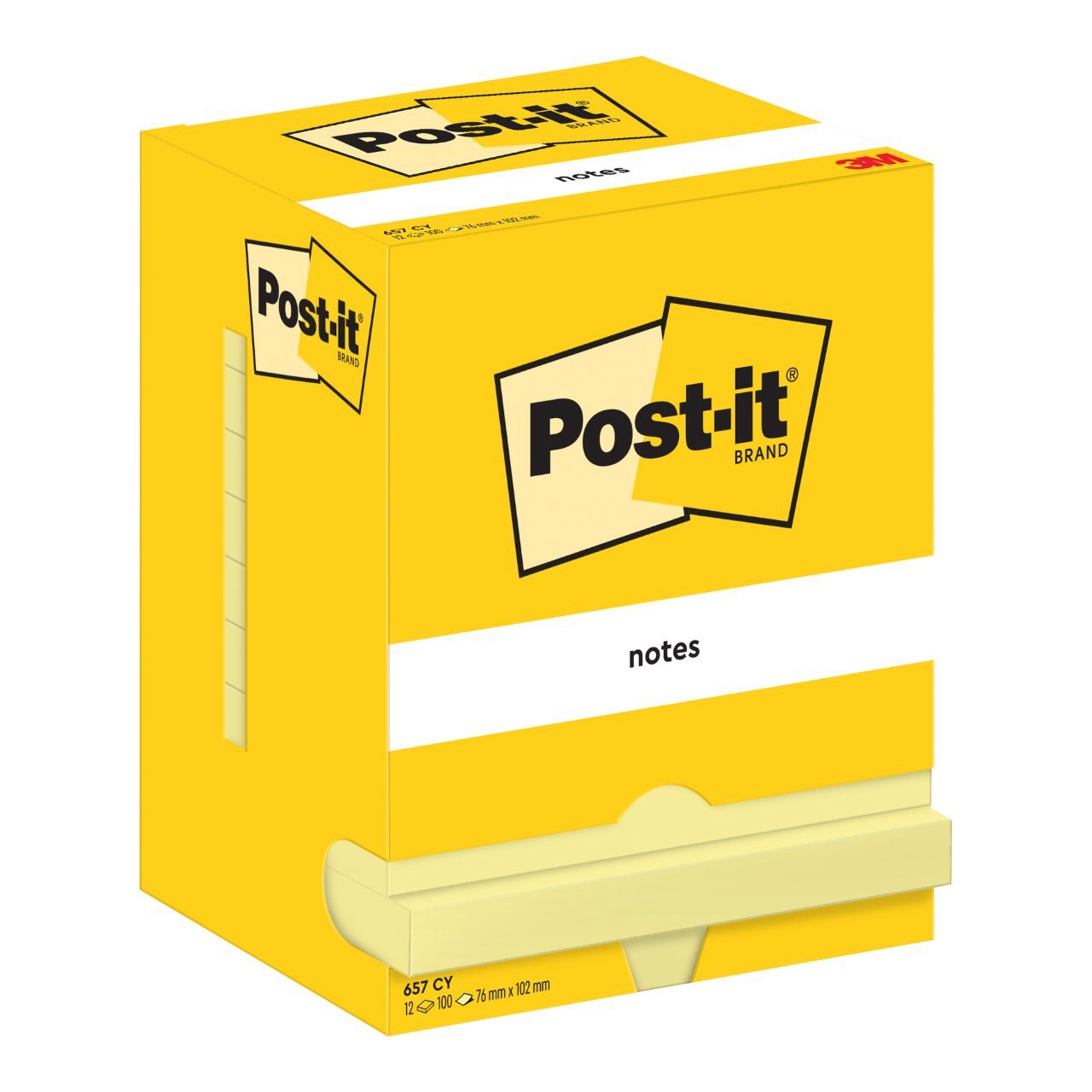 Post-it 657 76x102mm geel