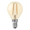LED lamp mini globe 1.2-11 watt E14 gold