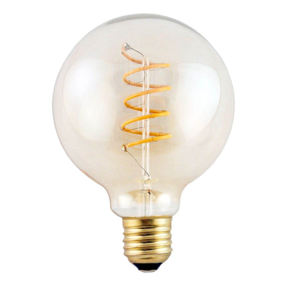 Van toepassing Abstractie gas GP LED lamp vintage 5-23watt E27 spiraal gold Per stuk | dekweker.nl
