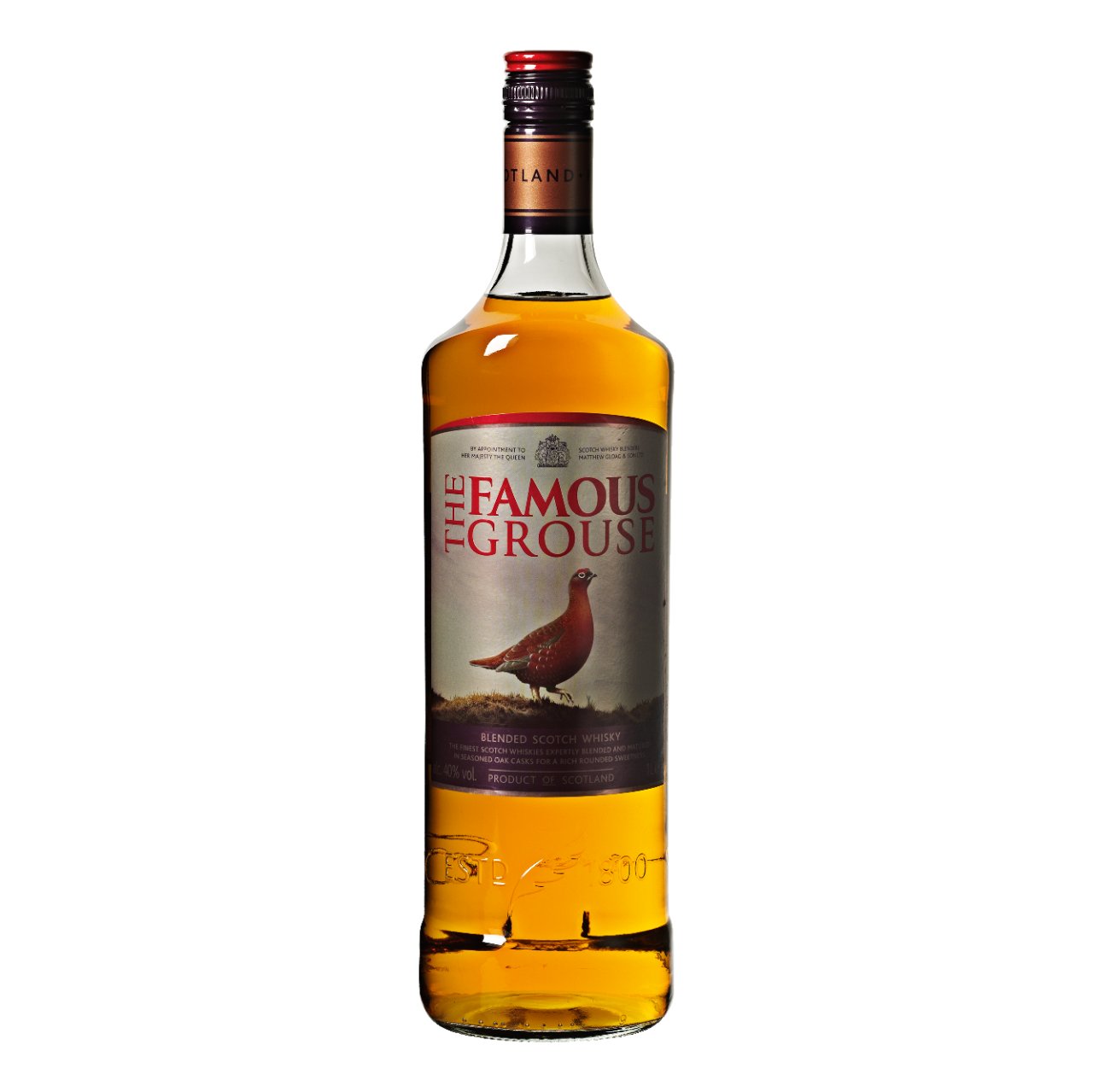 Ga op pad einde Maori The Famous Grouse Scotch whisky Fles 1 liter | dekweker.nl