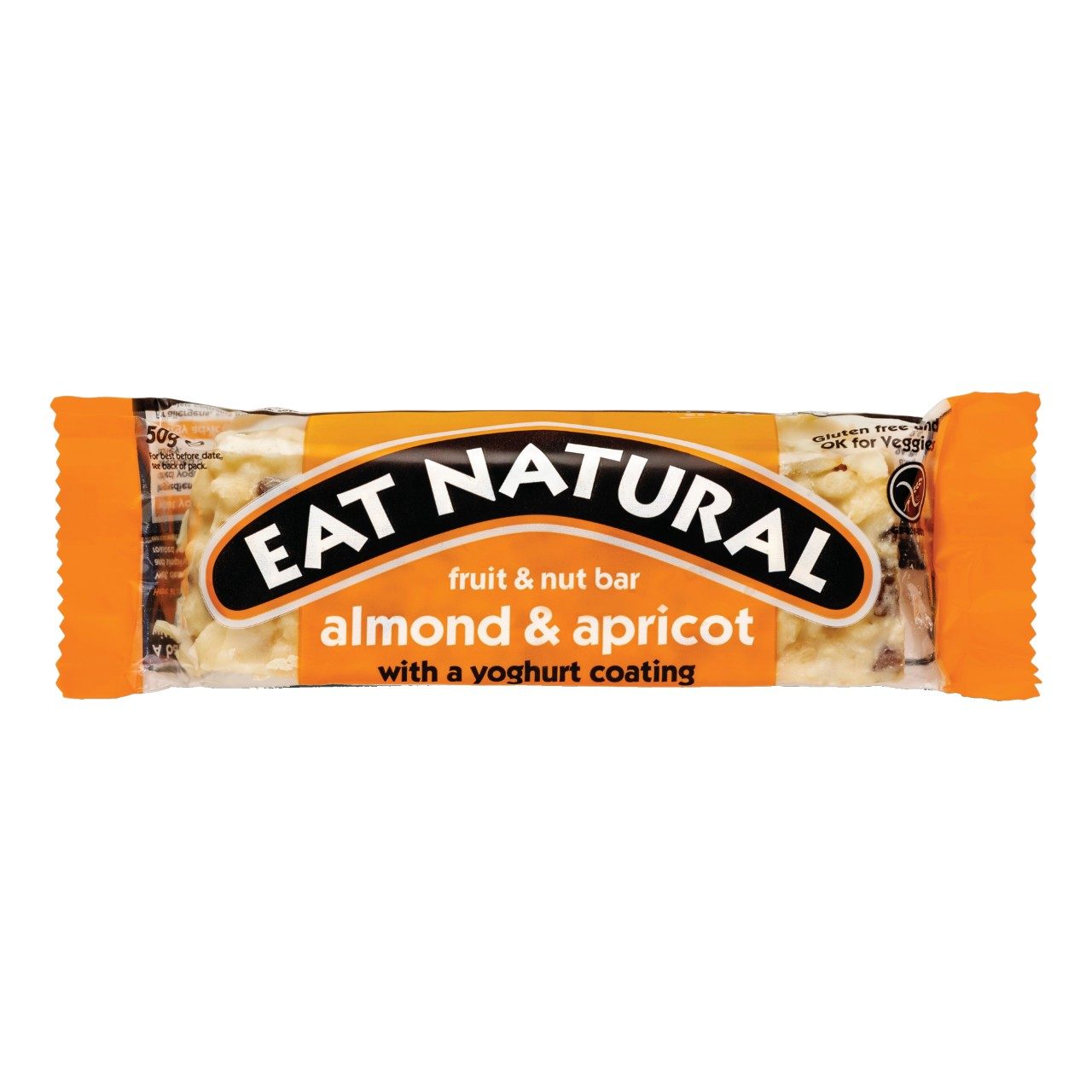 Fruit  nut bars almond  apricot with a yoghurt coating