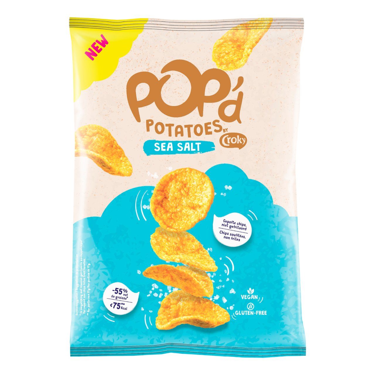 Pop'd Sea salt chips
