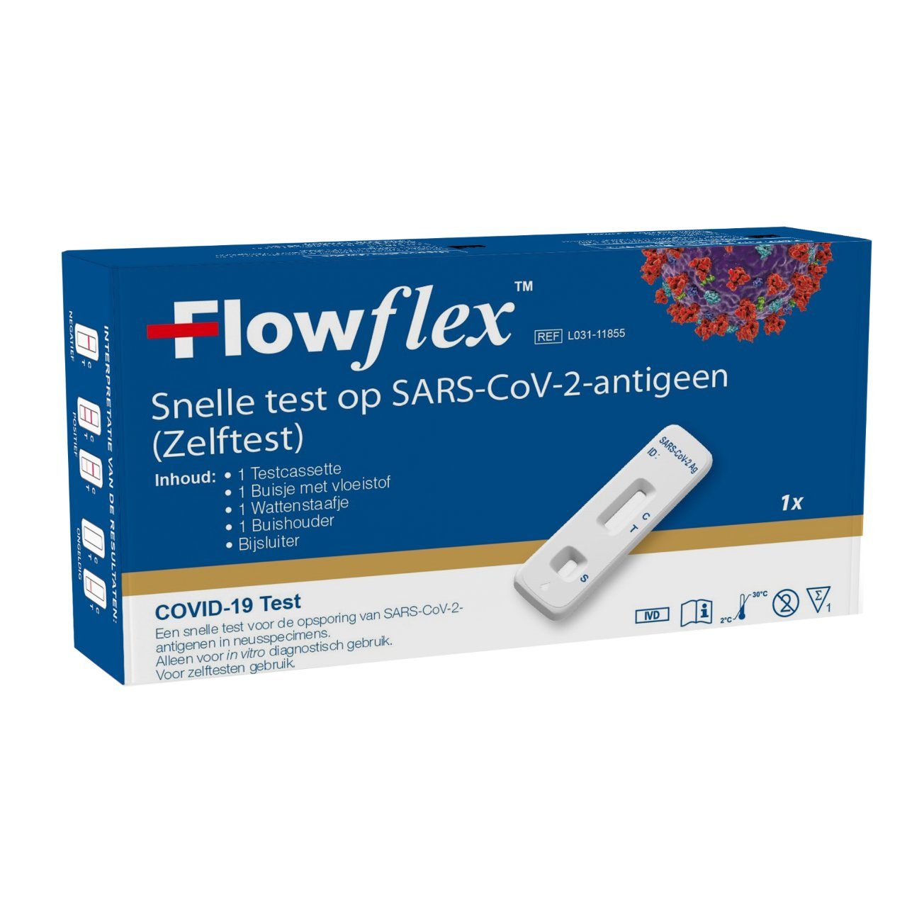 Flowflex sars cov-2 sneltest 5 stuks