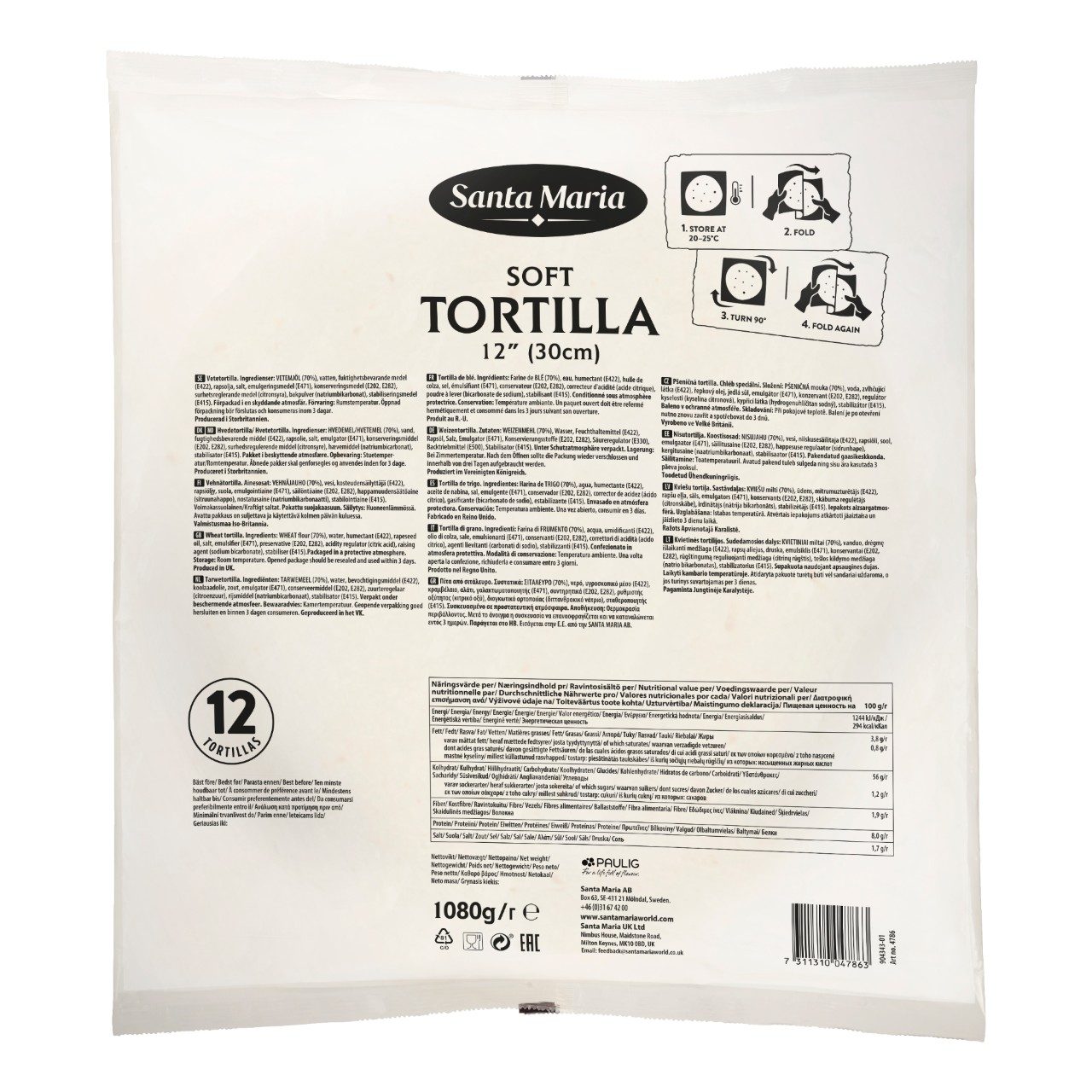 Tortilla wrap XL 30 cm
