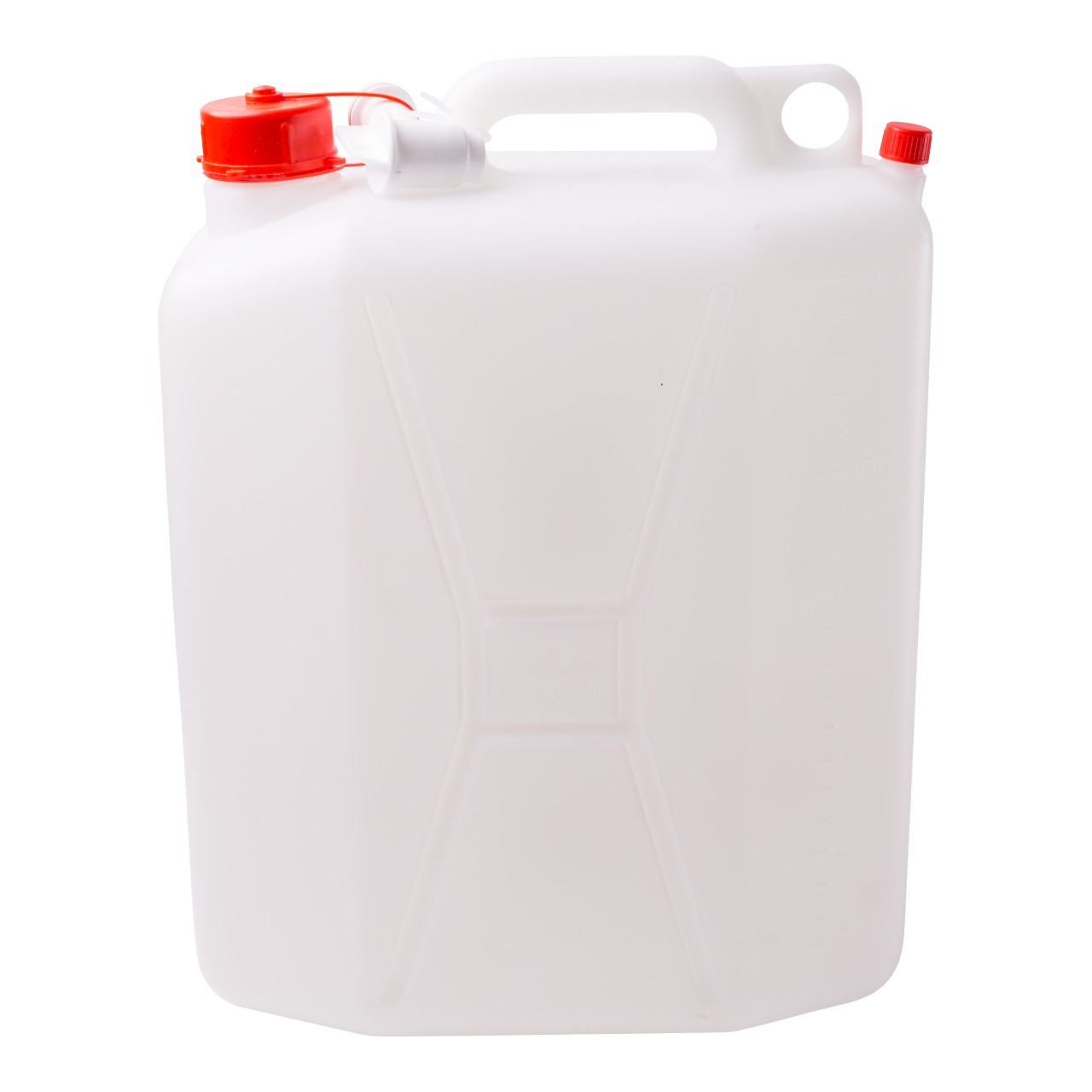 Jerrycan 20 liter incl. witte tap