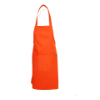 Halterschort met zak 80 cm lang oranje