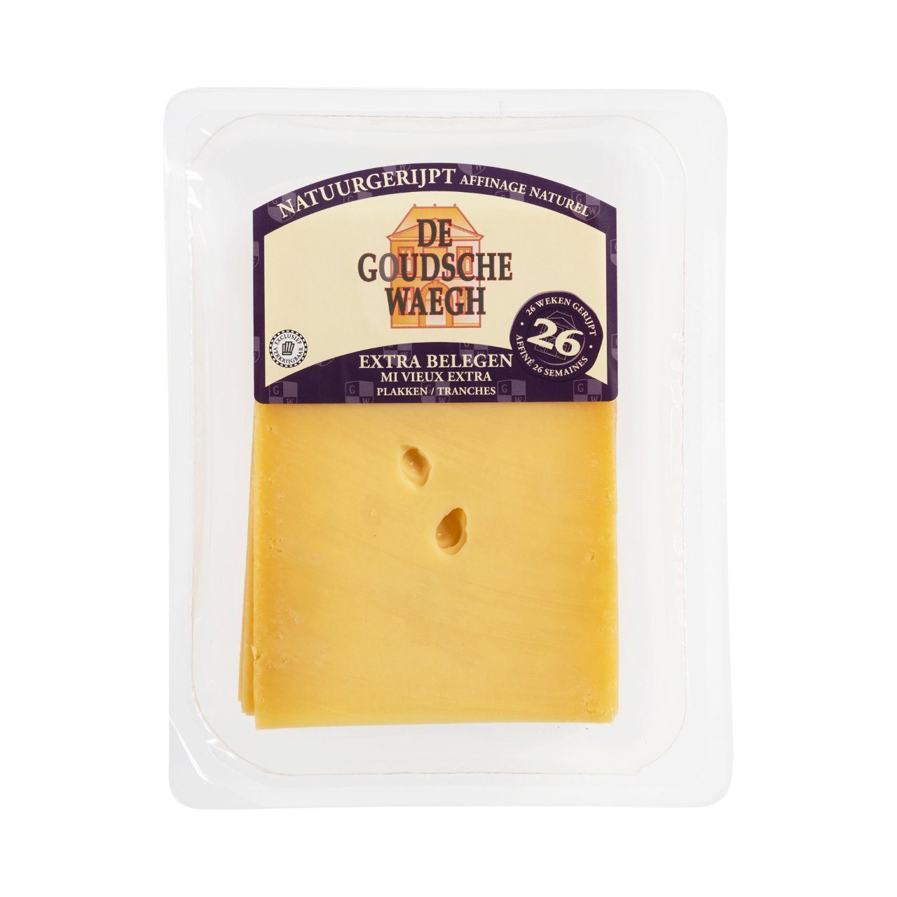 Extra belegen kaas gesneden