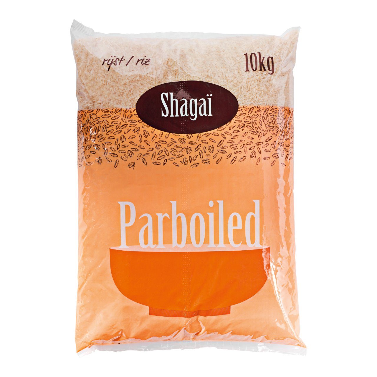 beha Bewust worden Brein Shagaï Parboiled rijst Zak 10 kilo | dekweker.nl