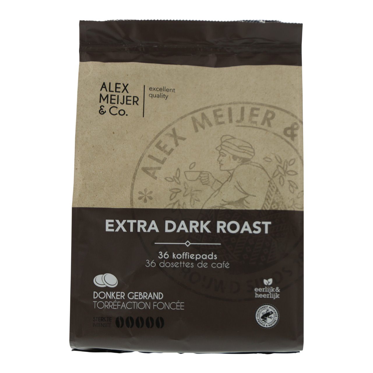 Koffiepads extra dark