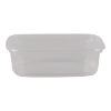 Cup rechthoekig 108 mm 150ml plastic transparant