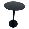 Bistro tafel Schiermonnikoog dia 70 cm zwart