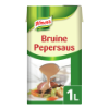 Bruine peper saus