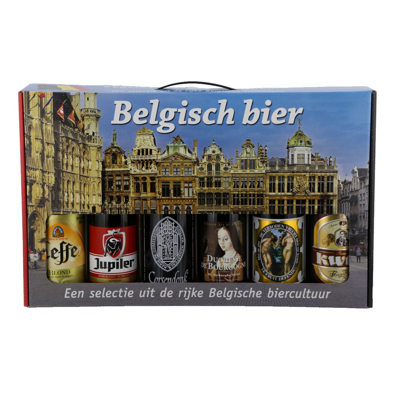 Voor een dagje uit canvas Tomaat Belgische Bieren Assortiment Multipack 6 flesjes x 30 cl | dekweker.nl