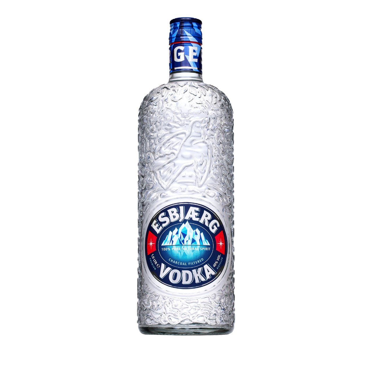 Bandiet optioneel huilen Esbjaerg Vodka Fles 1 liter | dekweker.nl