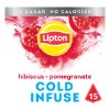 Thee cold infuse pomegranate-hibiscus