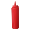 Dispenser flacon 35 cl dop 55 x 205 mm PP, rood