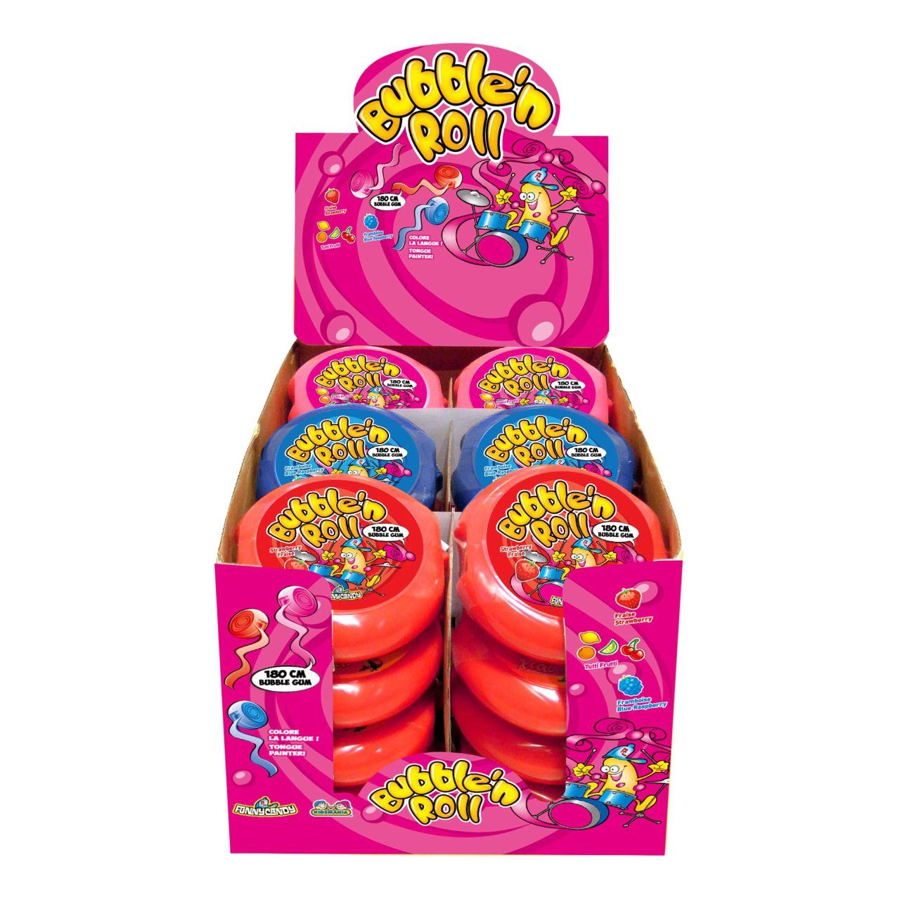 Bubble'n roll tongue painter bubblegum