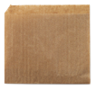 Hamburger envelopzakjes bruin, 15 x 15 cm