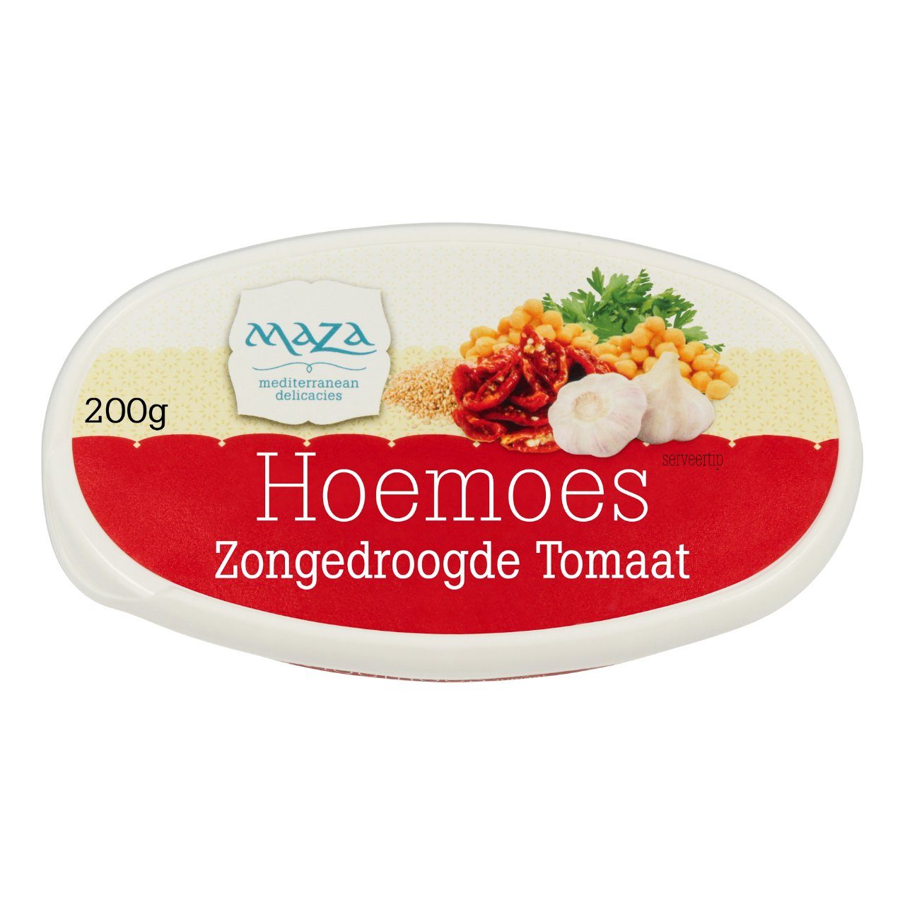 Hoemoes zongedroogde tomaat