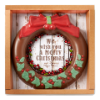 Kerstkrans chocolade 25.5 cm