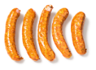 Gebraden varkens hotdog ambachtelijk gekruid