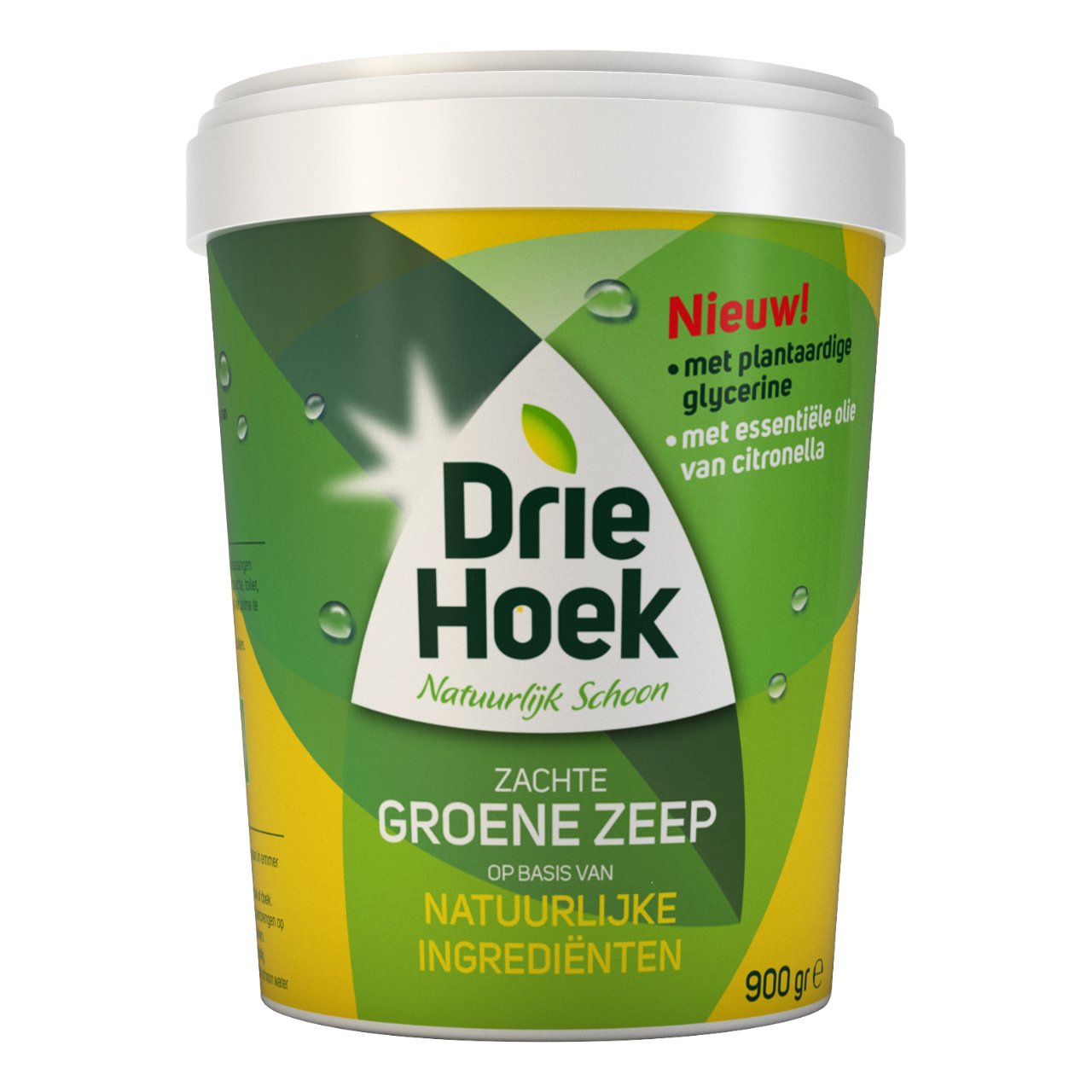 deksel Samenwerking lokaal Driehoek Zachte groene zeep Pot 900 gram | dekweker.nl
