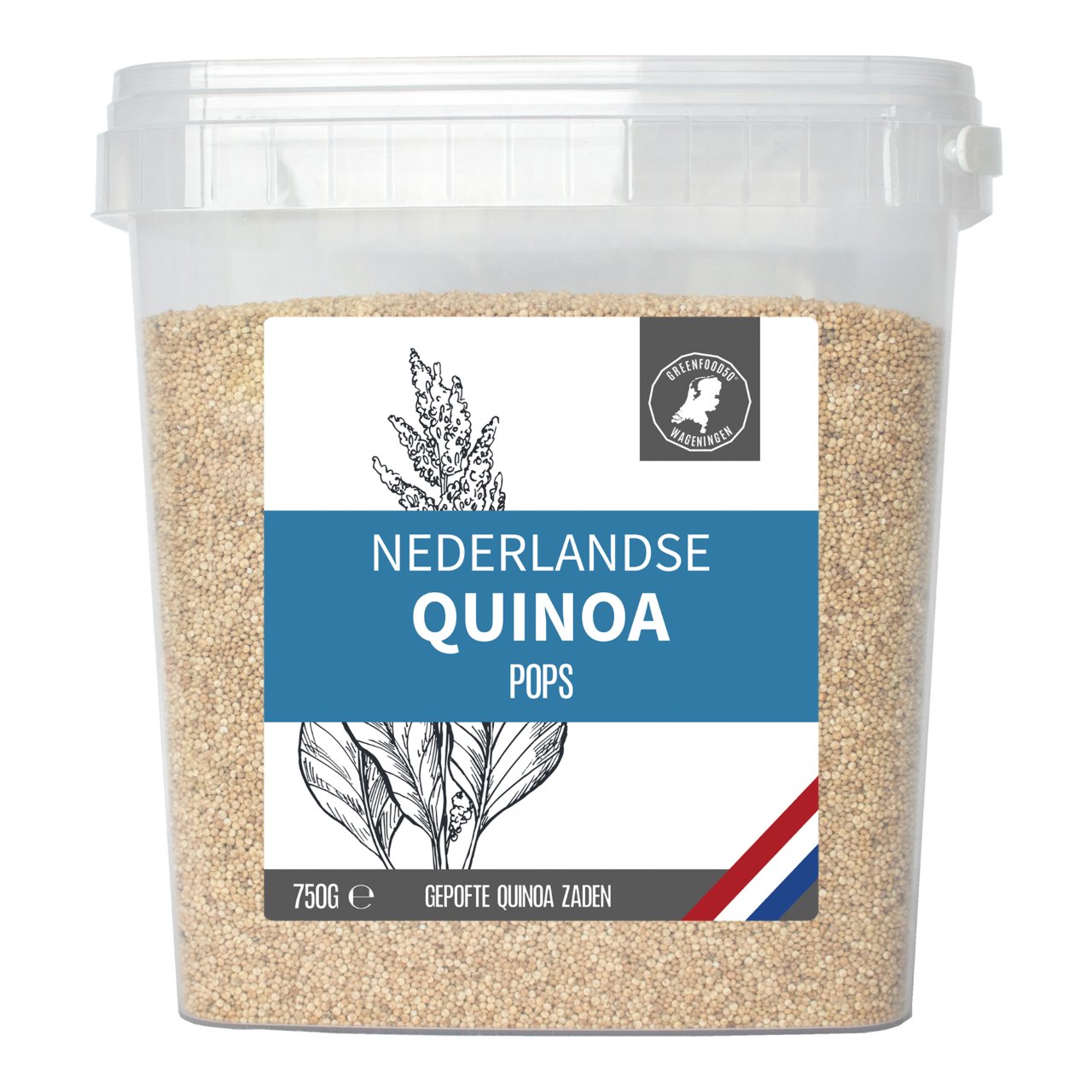 Nederlandse quinoa gepoft