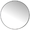 Spiegel Metaal Zwart 96x2x96cm