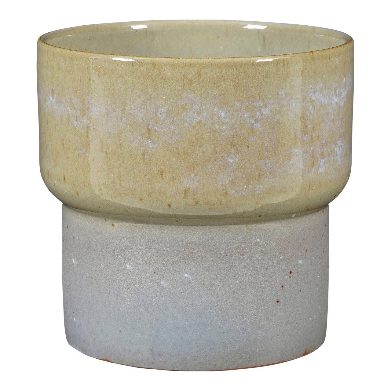 Aster pot rond grijs h20xd22cm