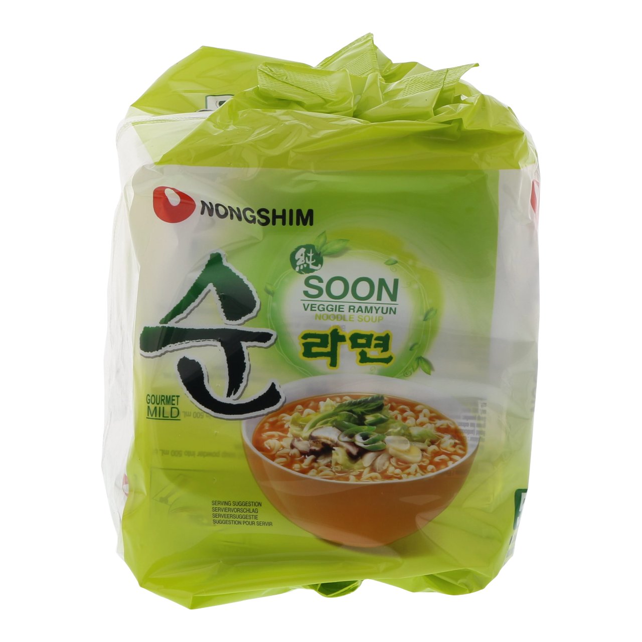 Noodle soup veggie